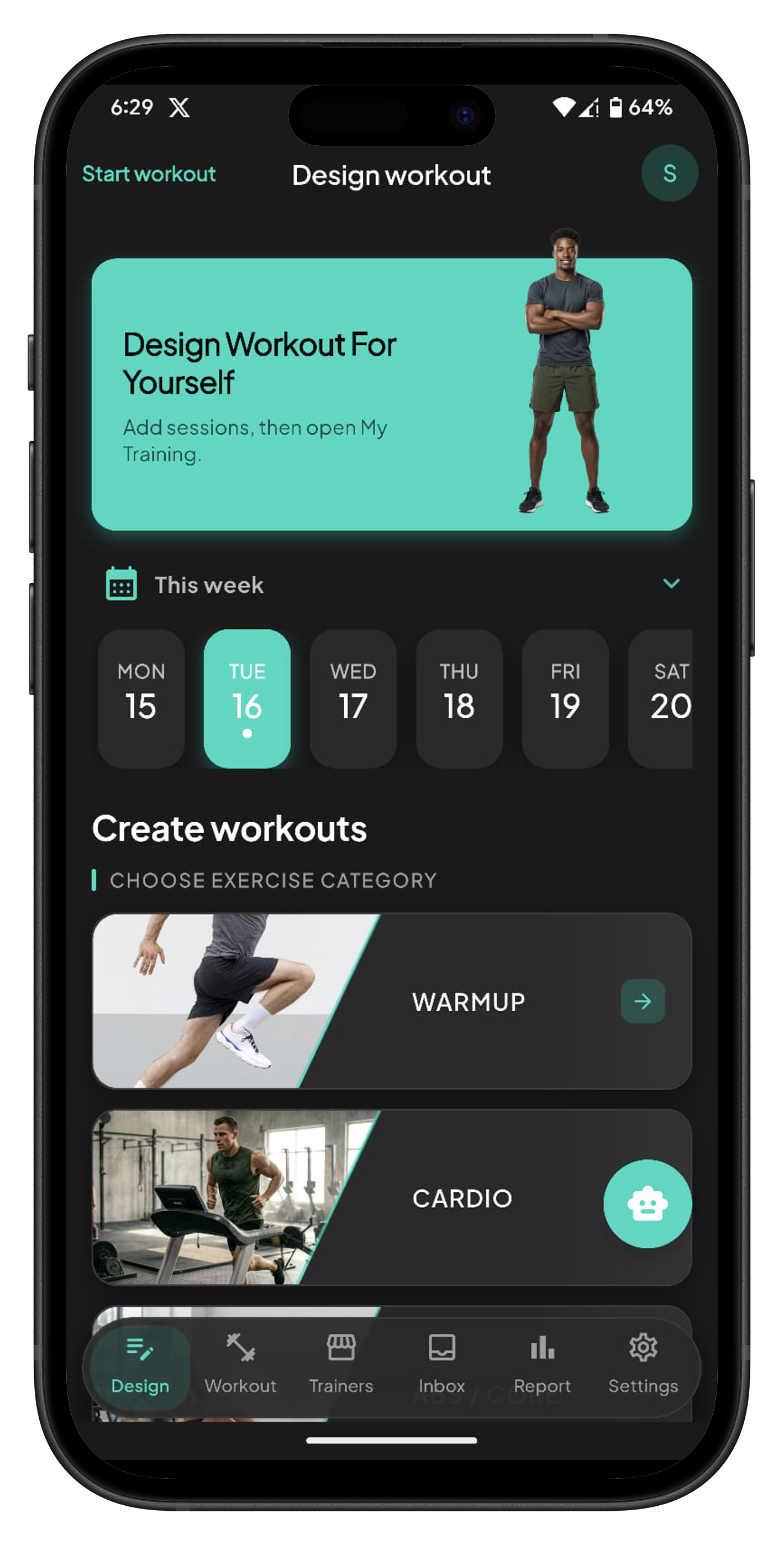 Motiv8 Athletics app preview